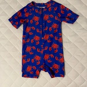 🌵Old Navy Red Crab Swim Romper